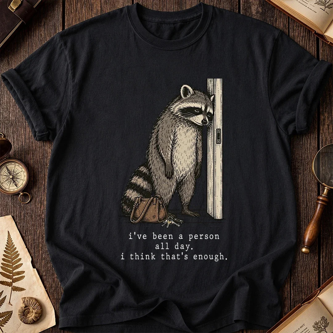 Going Home Raccoon T-Shirt product image 2