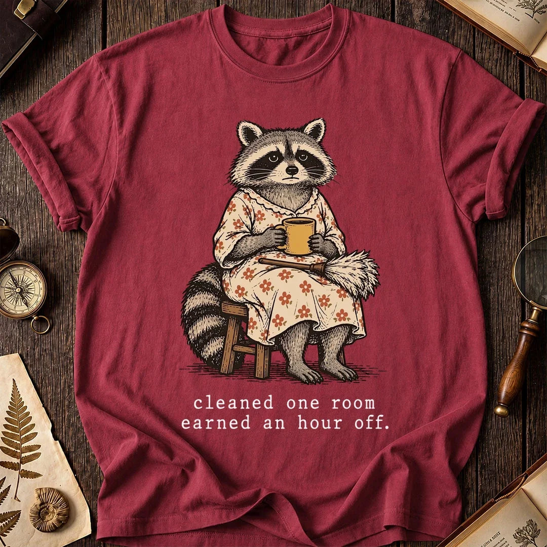 Hour Off Raccoon T-Shirt product image 5