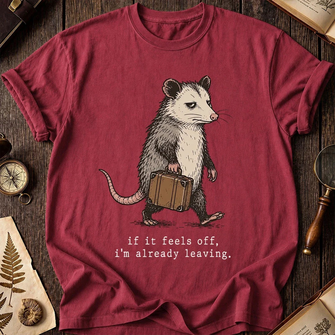 Leaving Possum T-Shirt product image 5