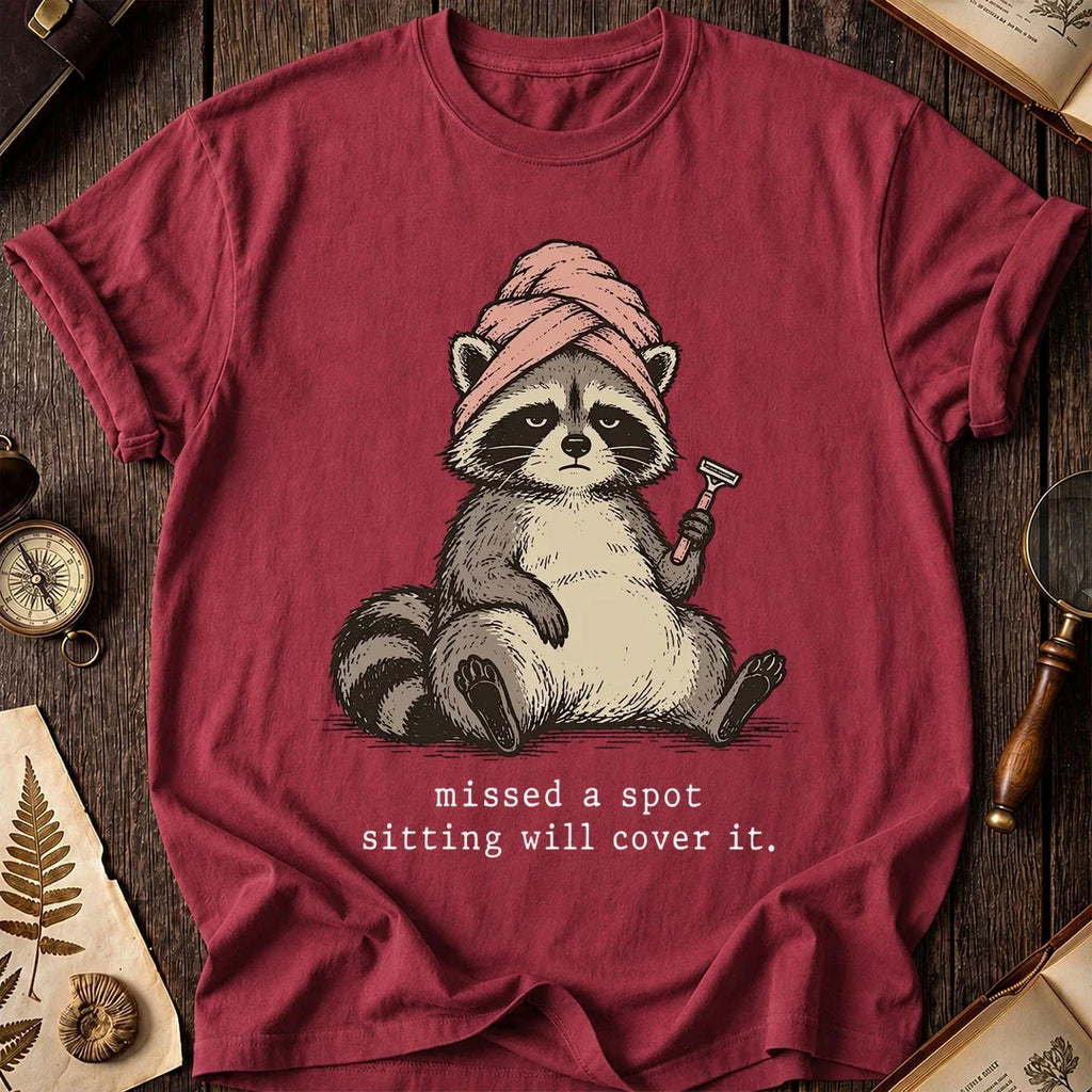 Missed Spot Raccoon T-Shirt product image 5