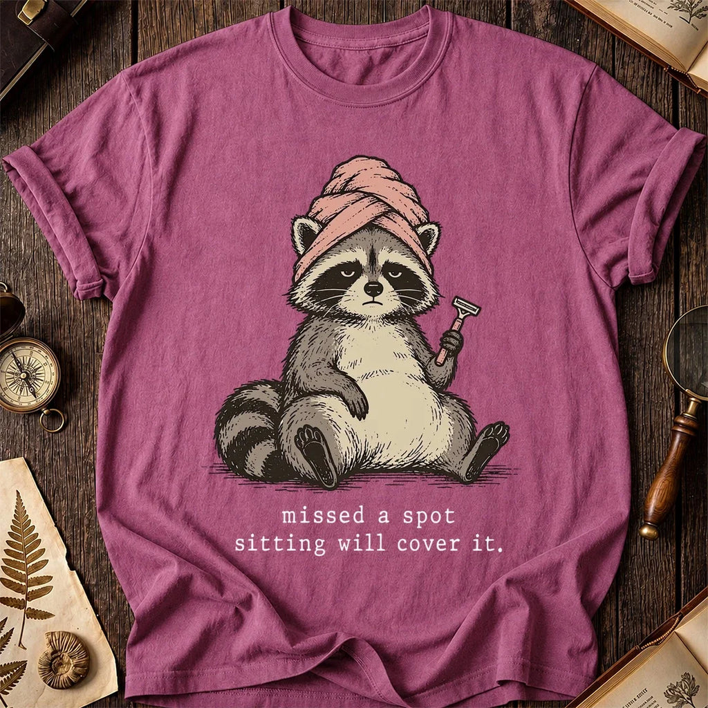 Missed Spot Raccoon T-Shirt product image 3