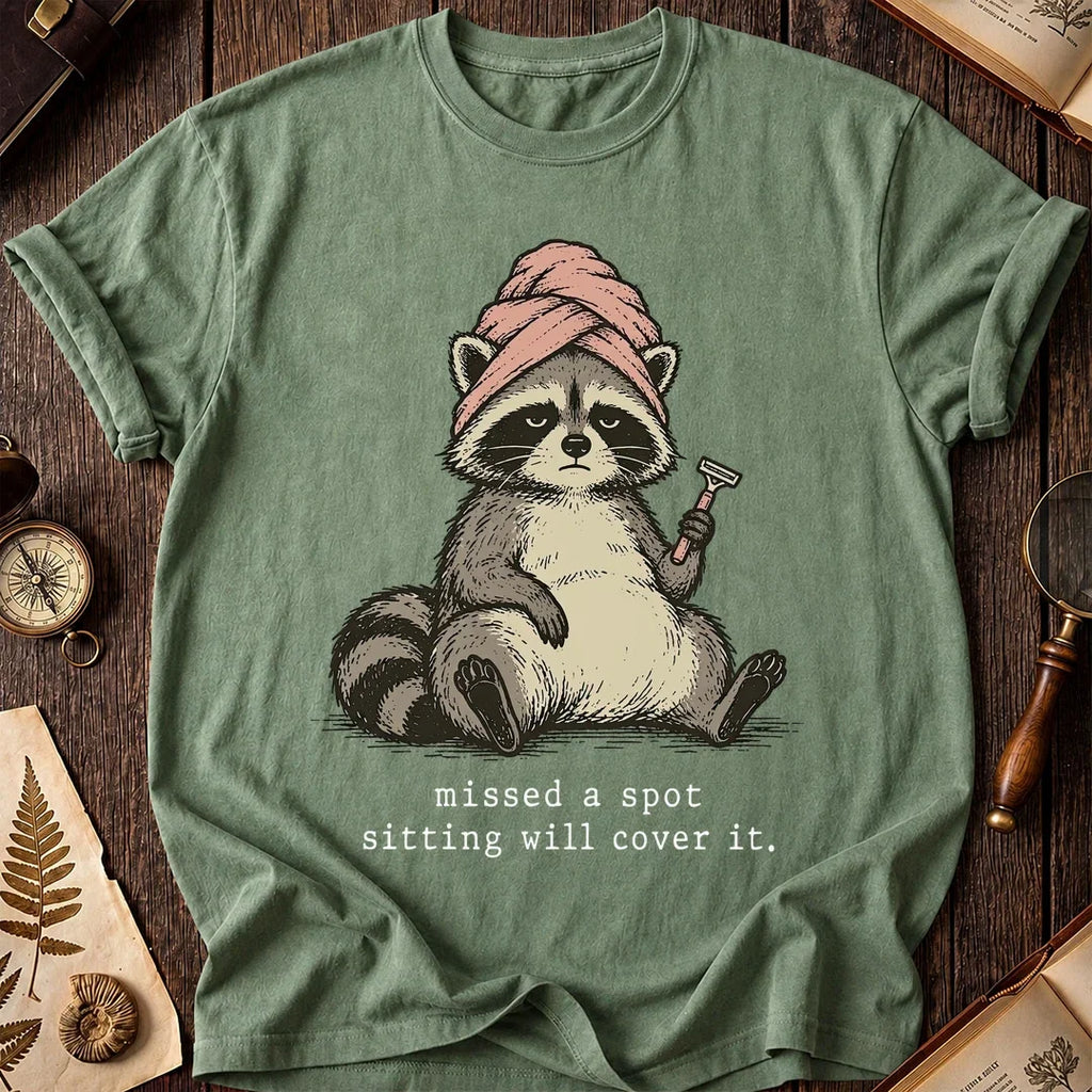 Missed Spot Raccoon T-Shirt product image 1