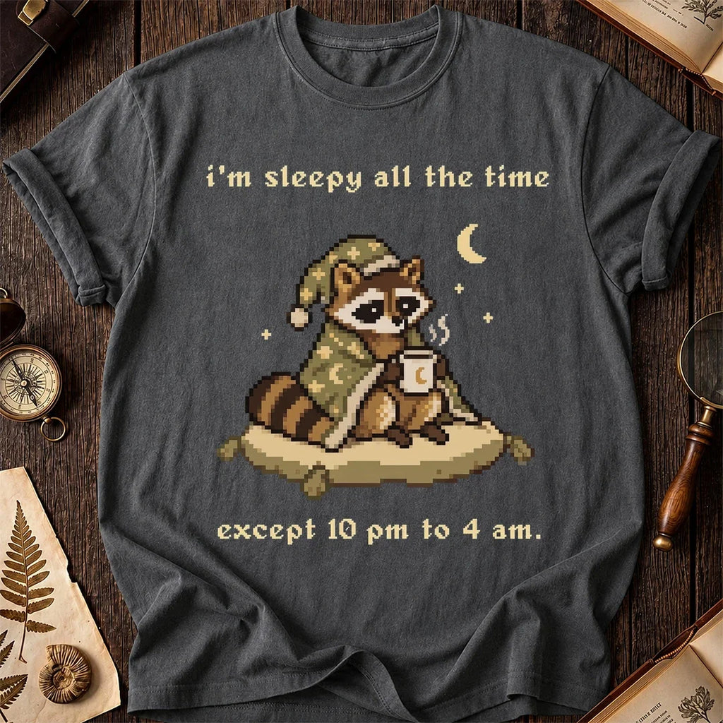 Night Owl Raccoon T-Shirt product image 6