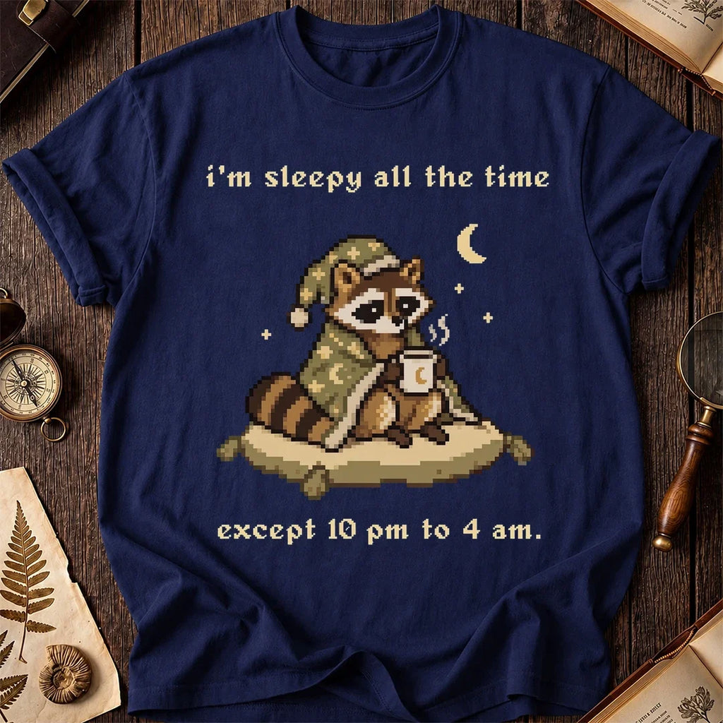 Night Owl Raccoon T-Shirt product image 7