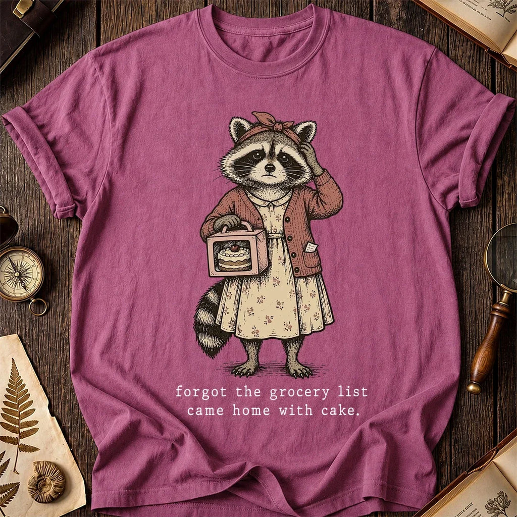 No List Raccoon T-Shirt product image 3