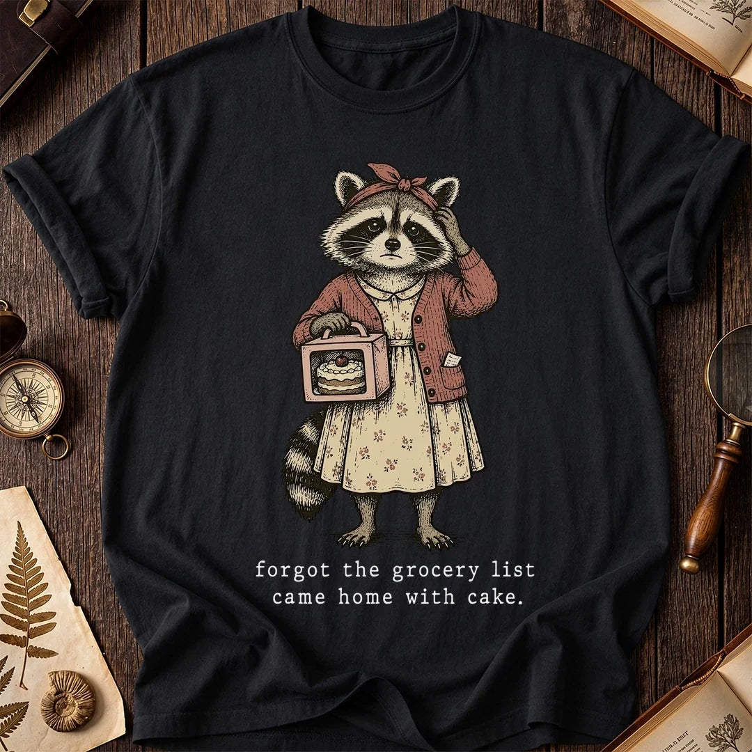 No List Raccoon T-Shirt product image 2