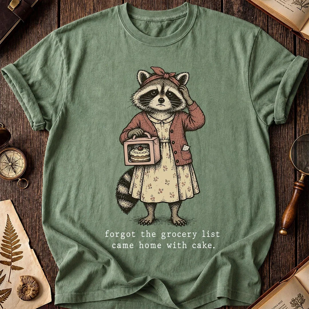 No List Raccoon T-Shirt product image 1