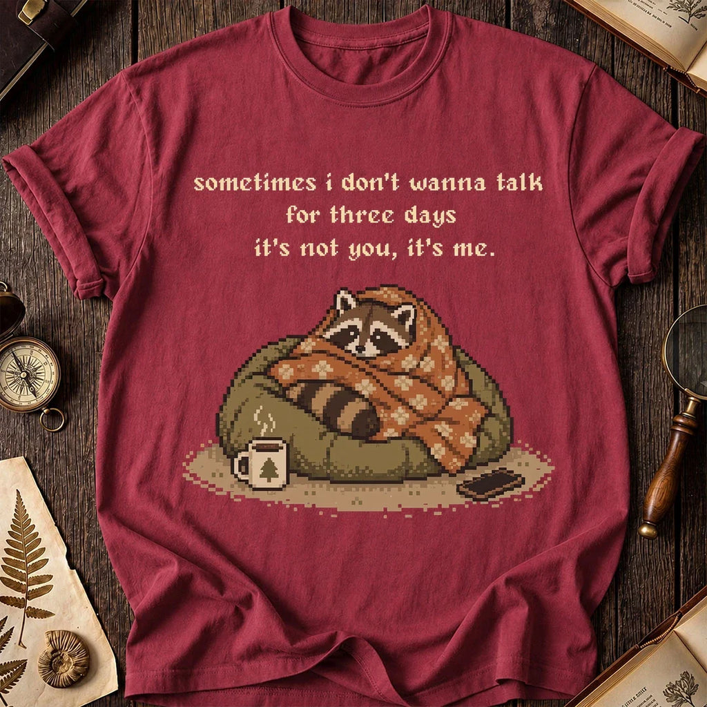 No Talking Raccoon T-Shirt product image 5