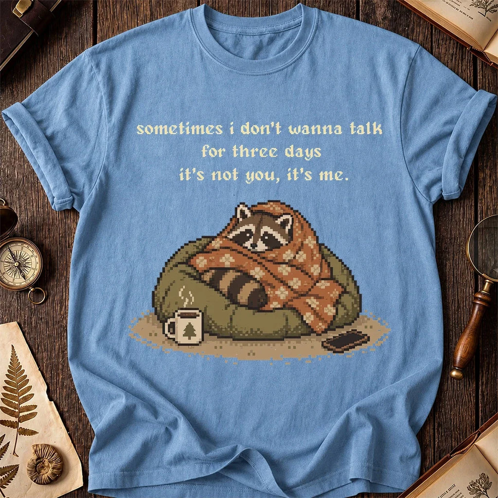 No Talking Raccoon T-Shirt product image 4