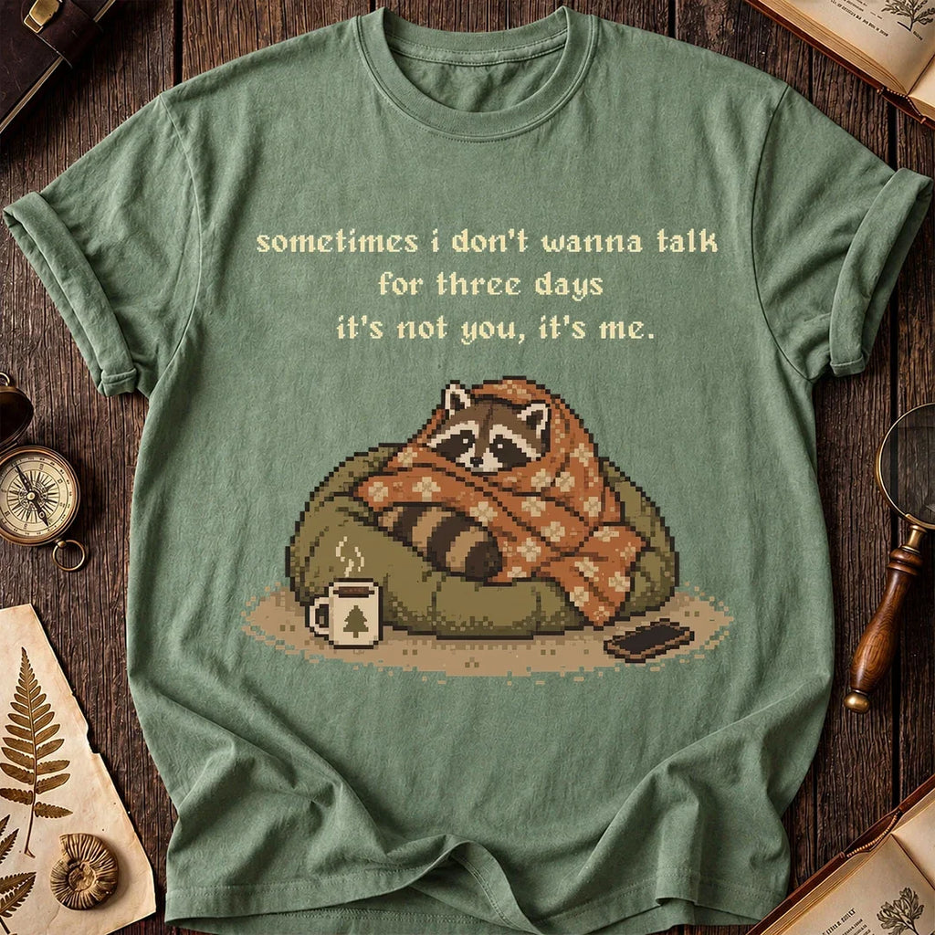 No Talking Raccoon T-Shirt product image 1
