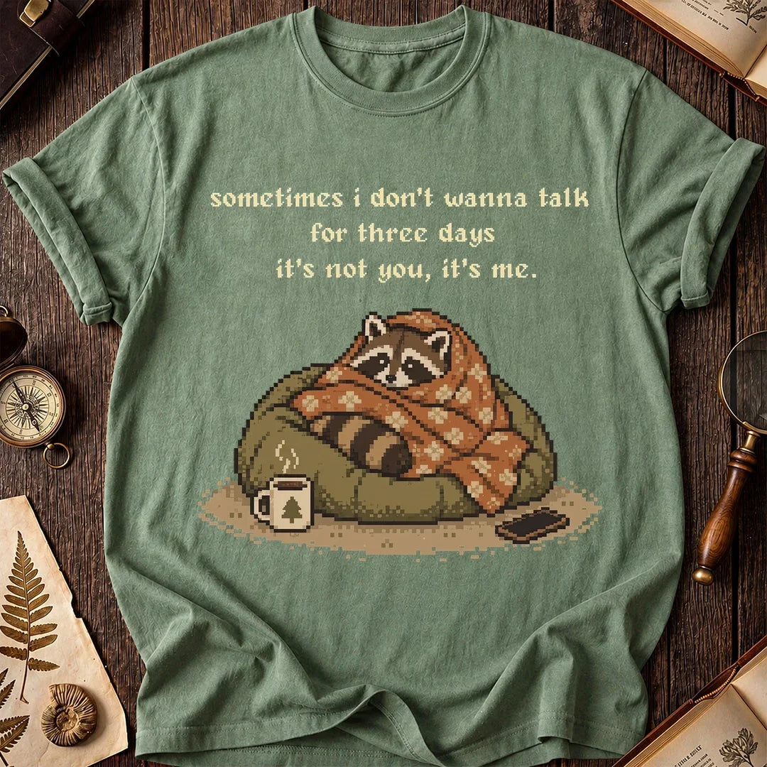 No Talking Raccoon T-Shirt product image 1
