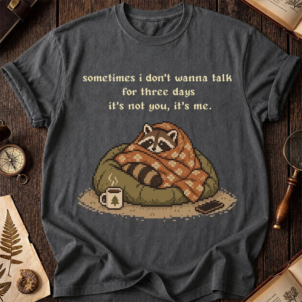 No Talking Raccoon T-Shirt product image 6
