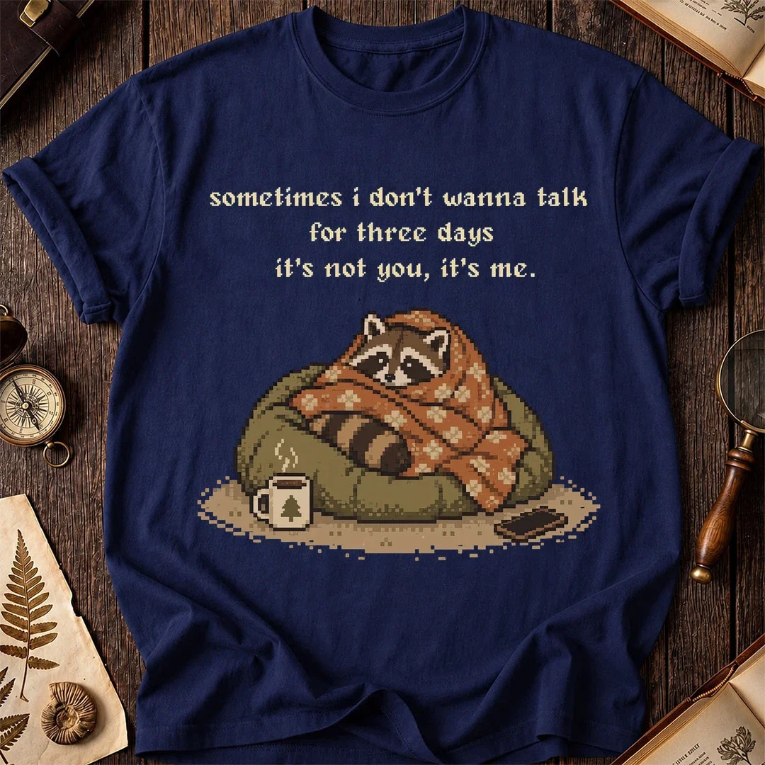 No Talking Raccoon T-Shirt product image 7
