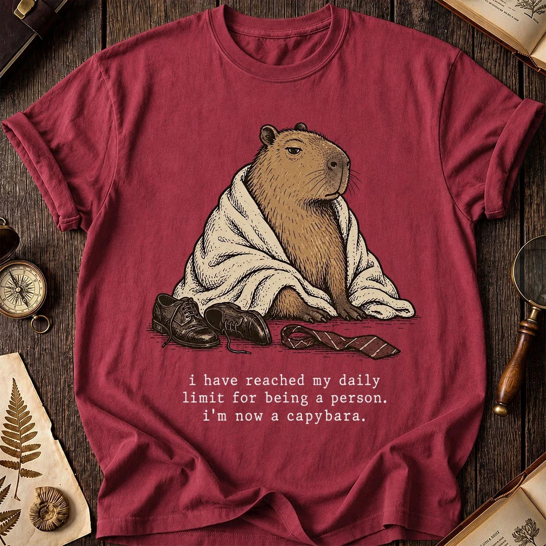 Now A Capybara T-Shirt product image 5