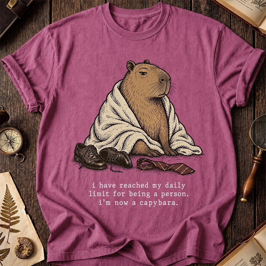 Now A Capybara T-Shirt product image 3
