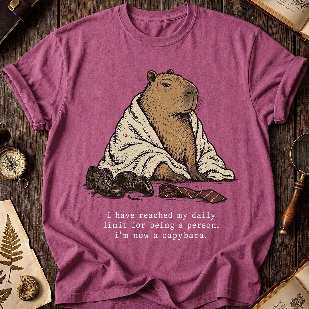 Now A Capybara T-Shirt product image 3
