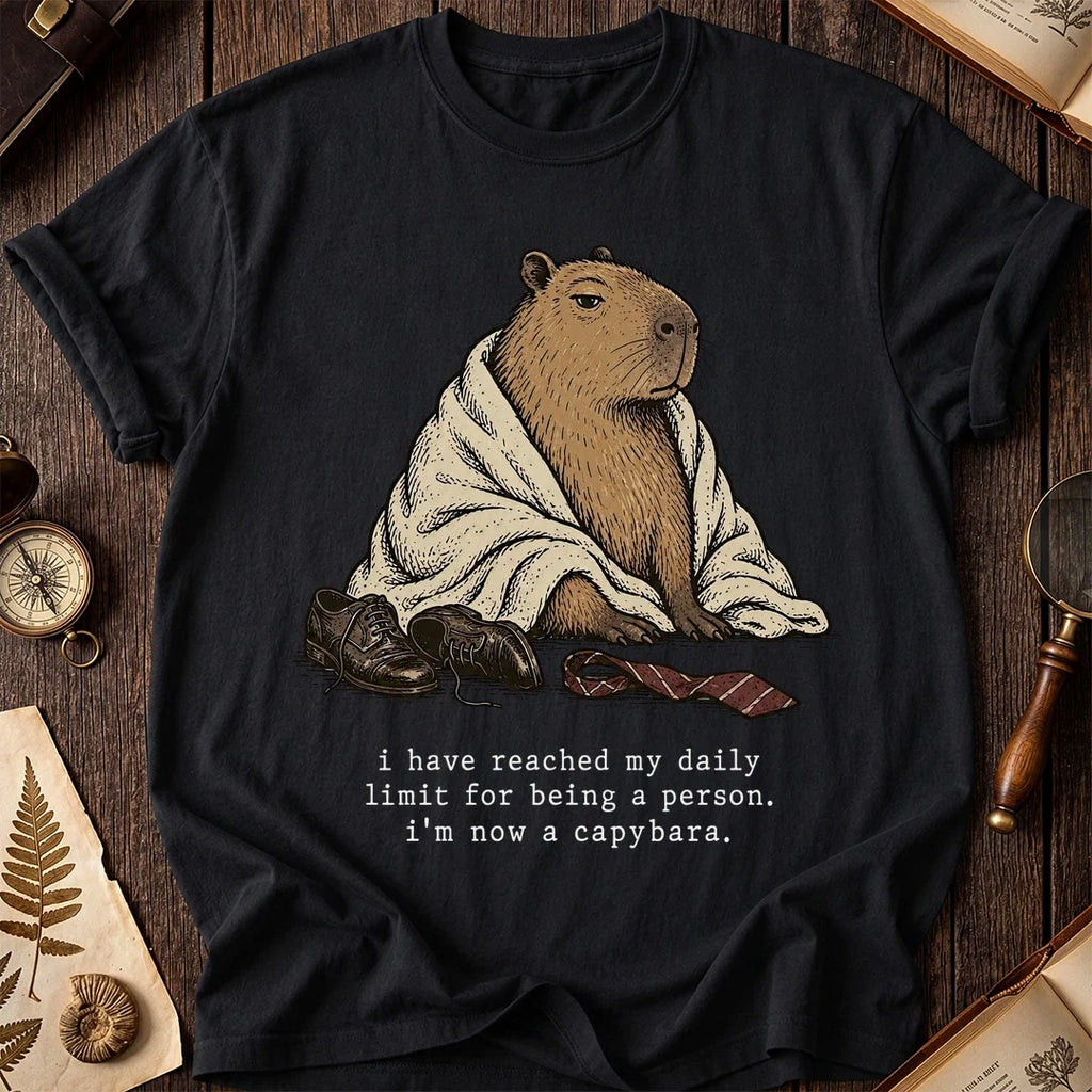 Now A Capybara T-Shirt product image 2