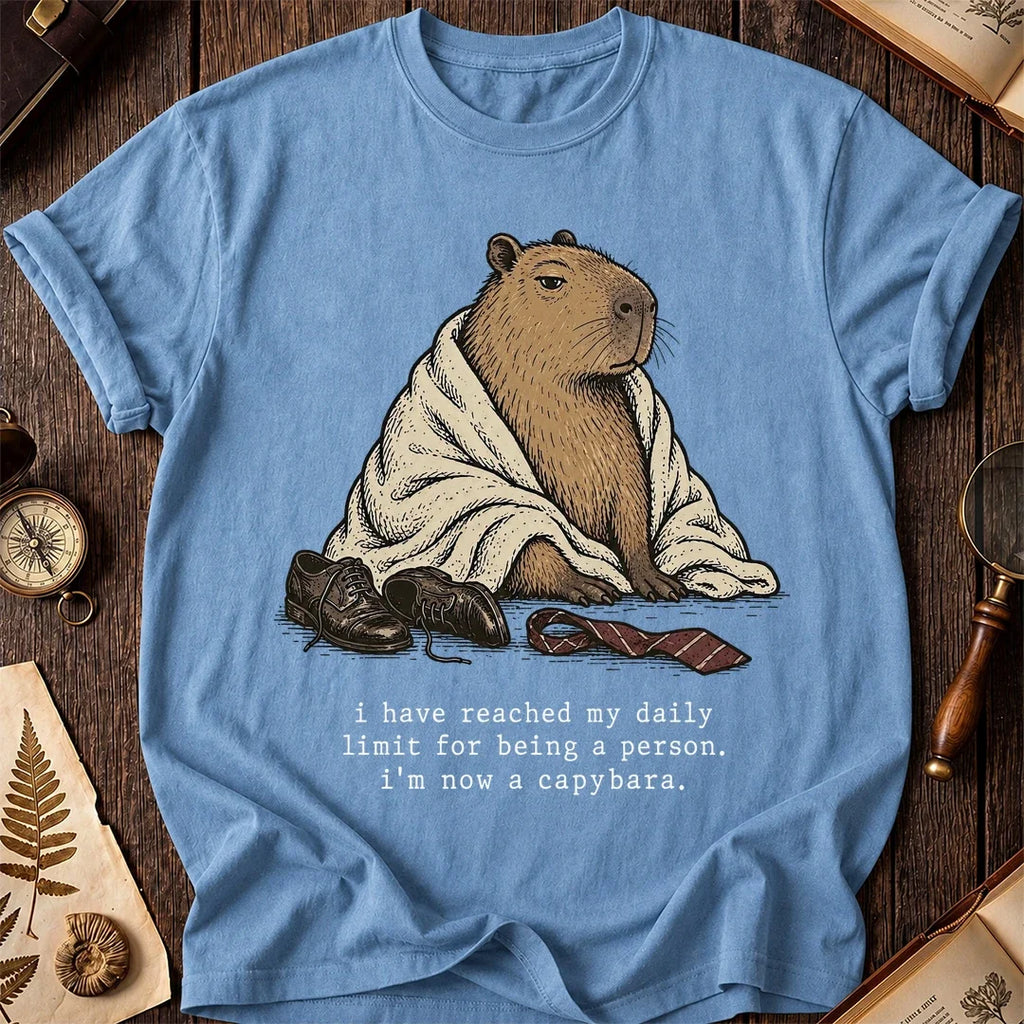 Now A Capybara T-Shirt product image 4