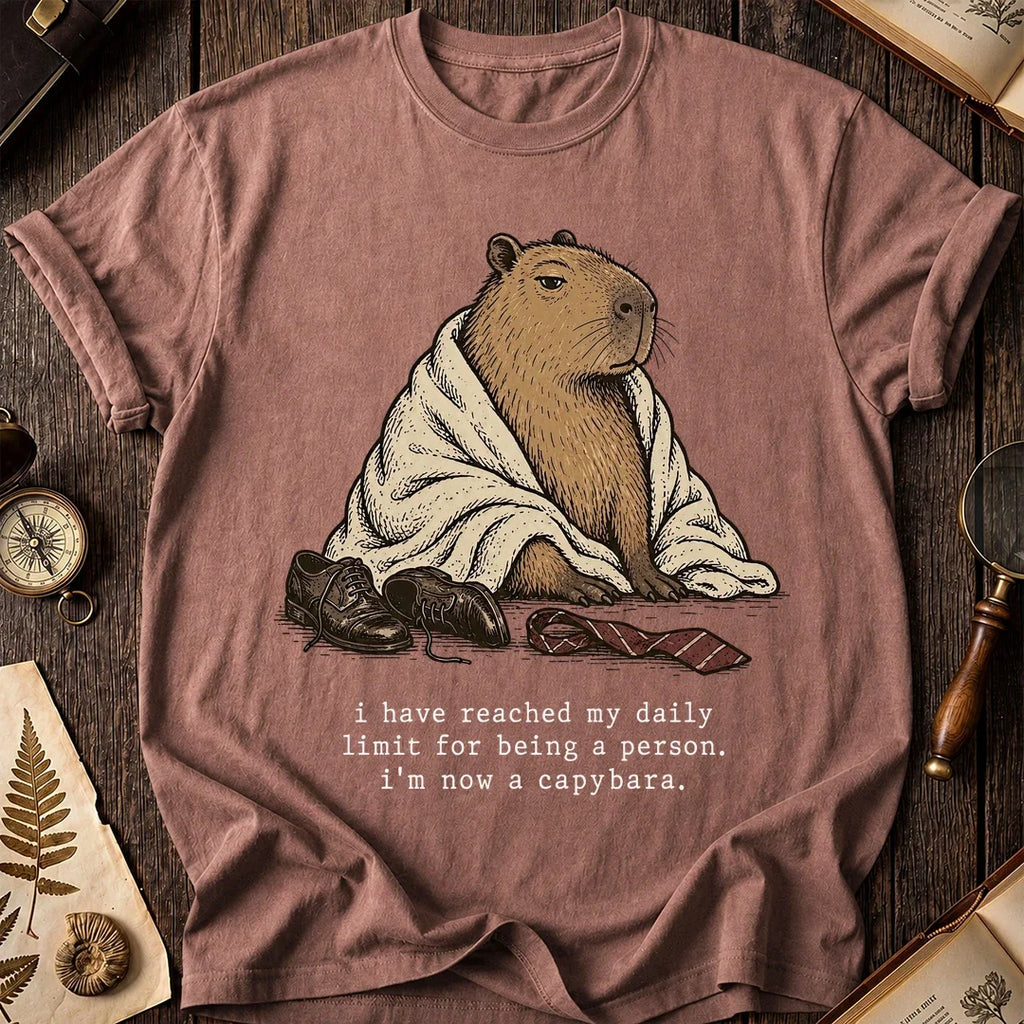 Now A Capybara T-Shirt product image 8