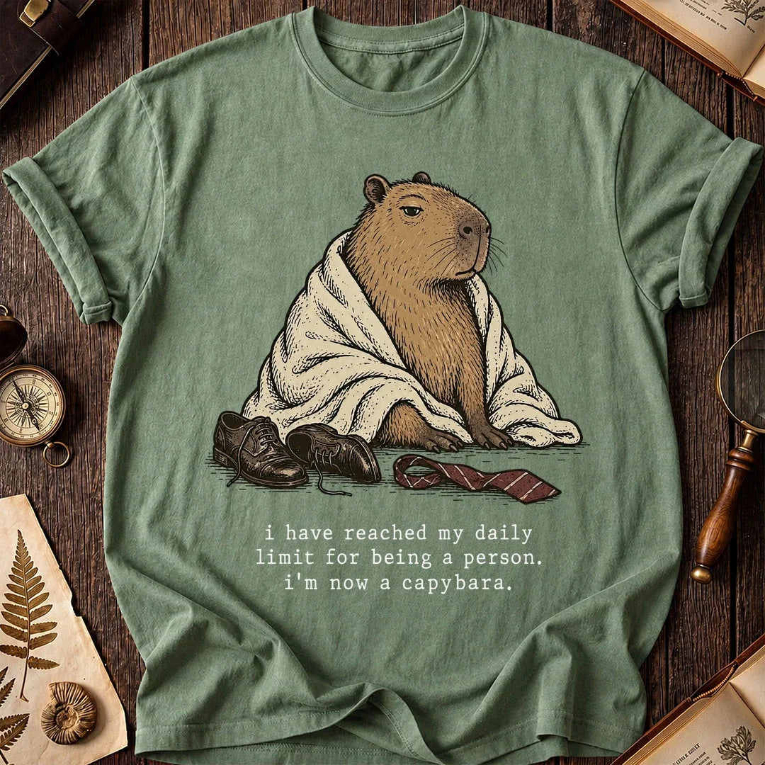 Now A Capybara T-Shirt product image 1