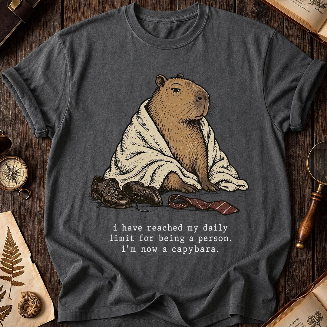 Now A Capybara T-Shirt product image 6
