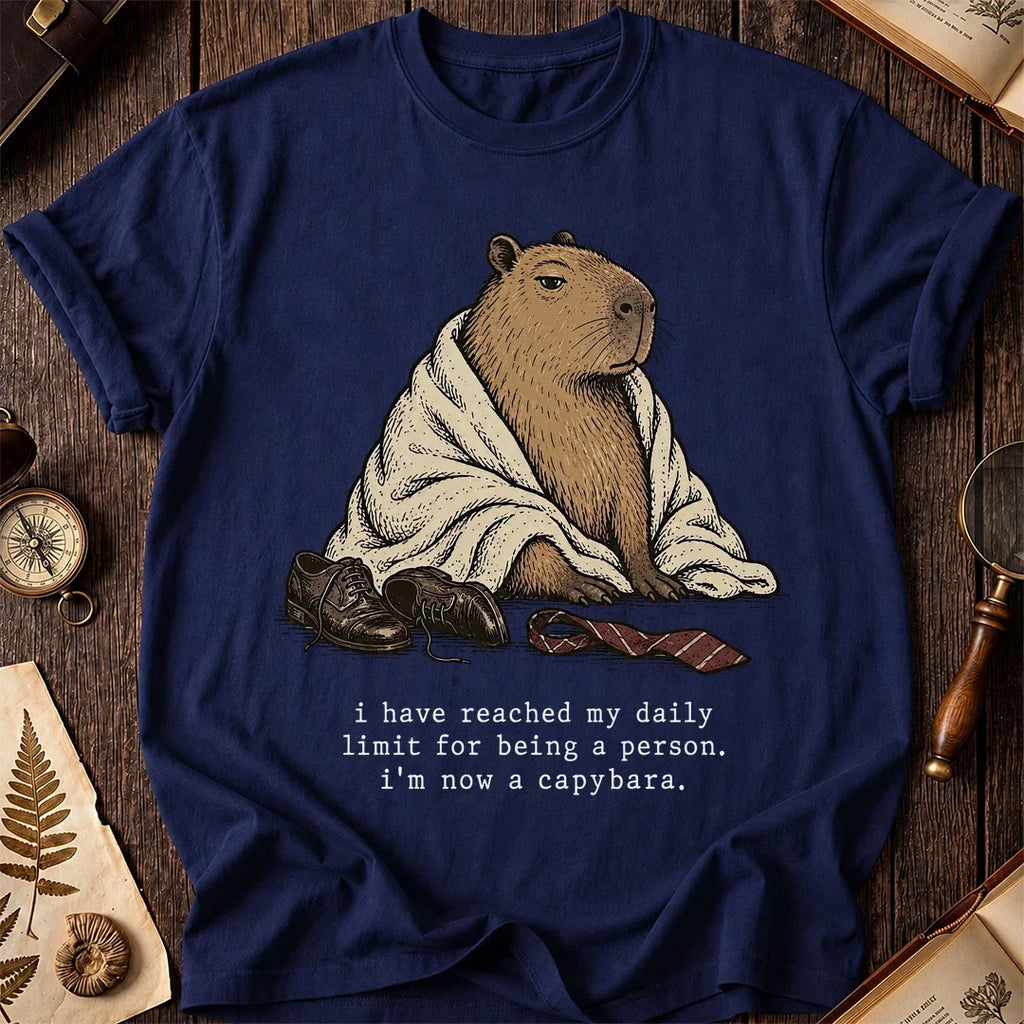 Now A Capybara T-Shirt product image 7