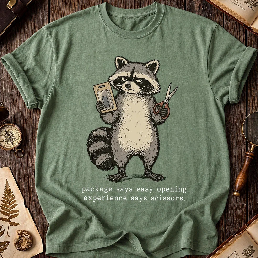 Open Easy Raccoon T-Shirt product image 1