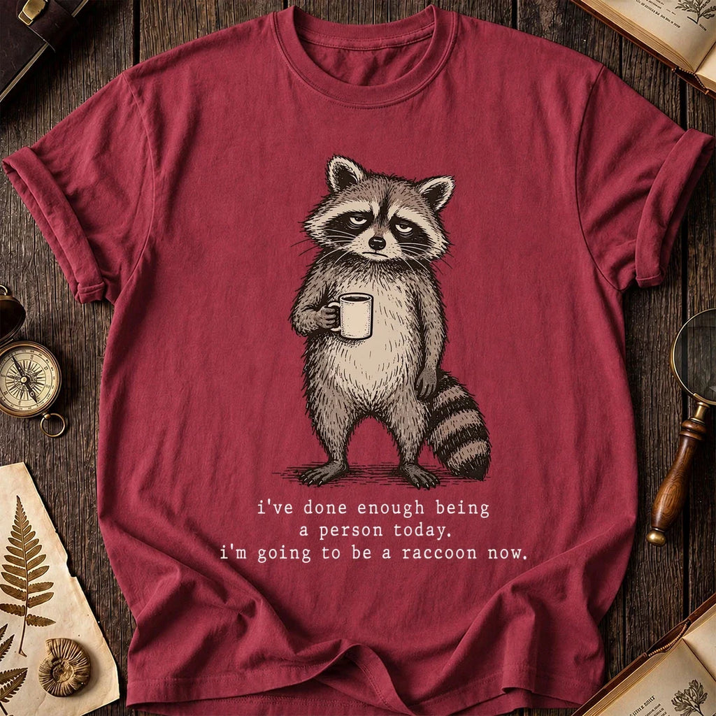 Over It Raccoon T-Shirt product image 5
