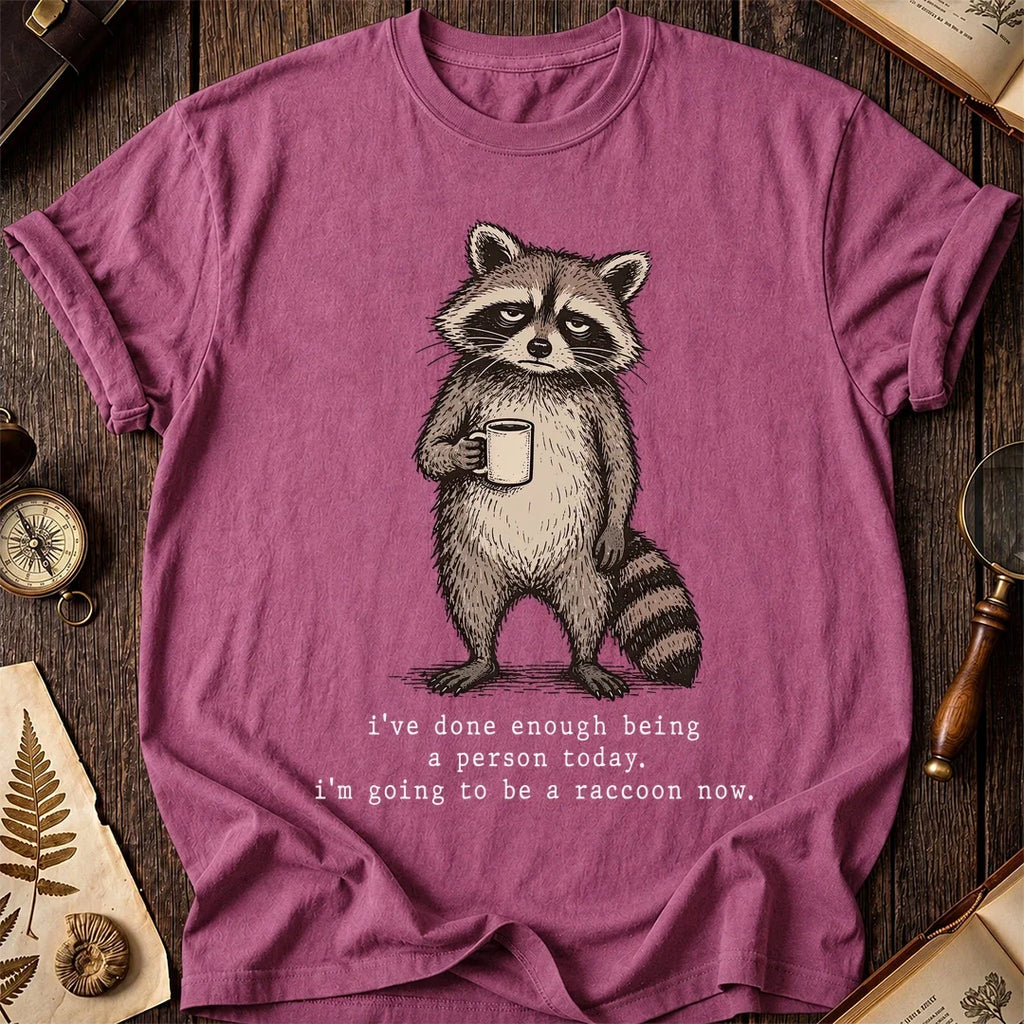 Over It Raccoon T-Shirt product image 3