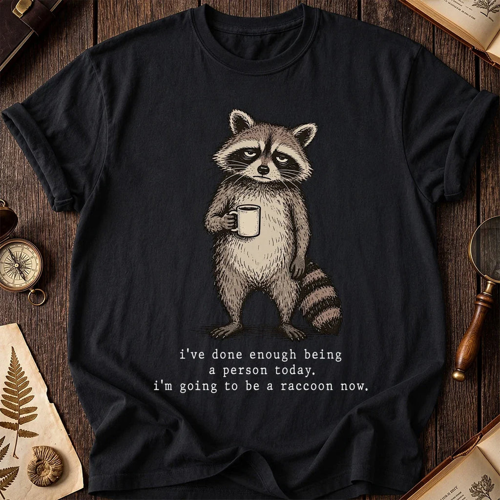 Over It Raccoon T-Shirt product image 2