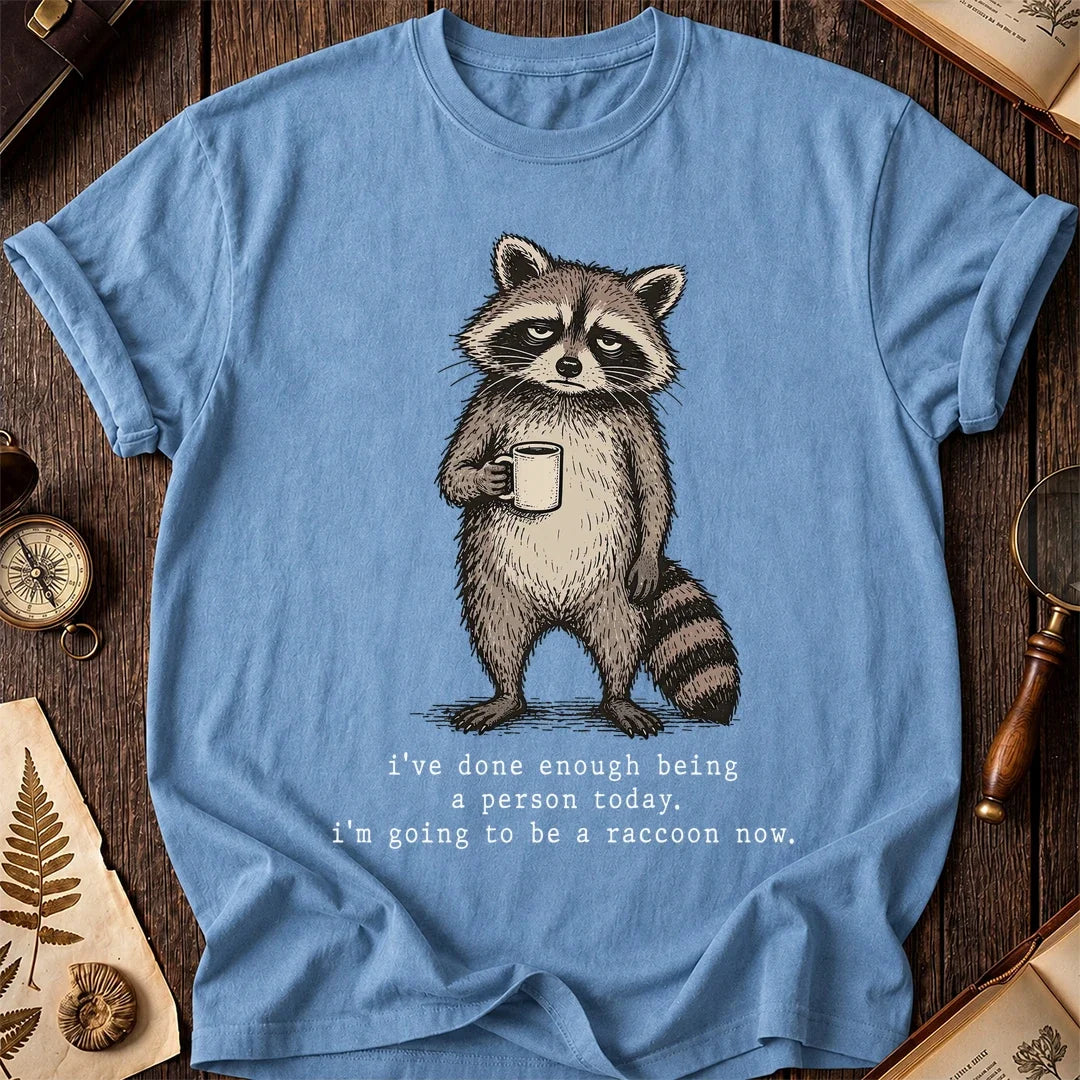 Over It Raccoon T-Shirt product image 4