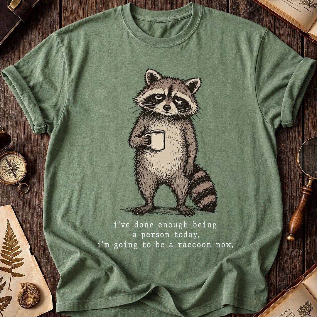 Over It Raccoon T-Shirt product image 1