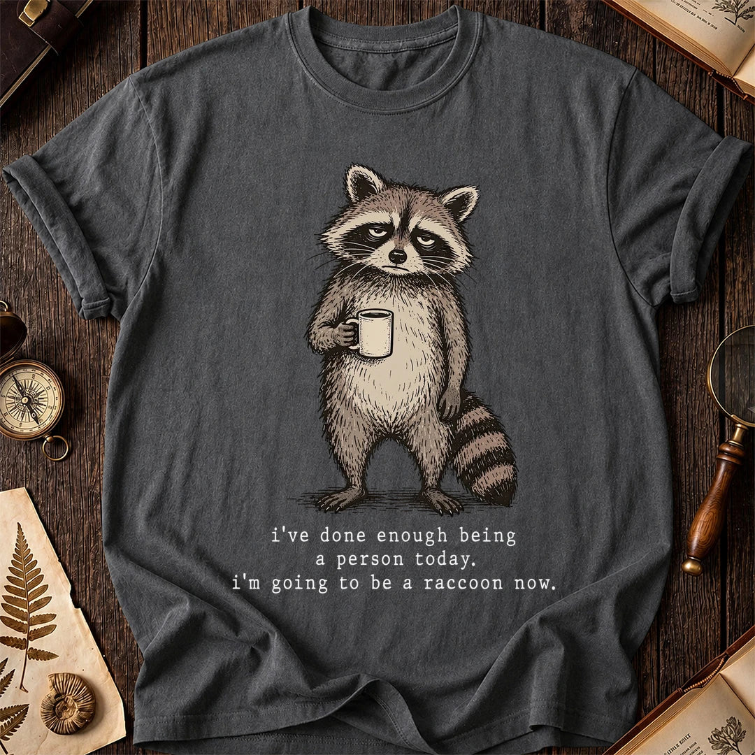 Over It Raccoon T-Shirt product image 6