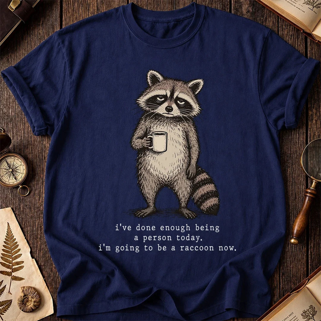 Over It Raccoon T-Shirt product image 7