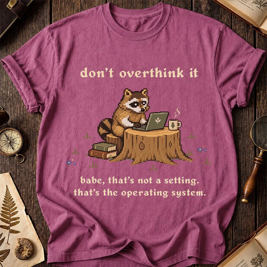 Overthink Raccoon T-Shirt product image 3
