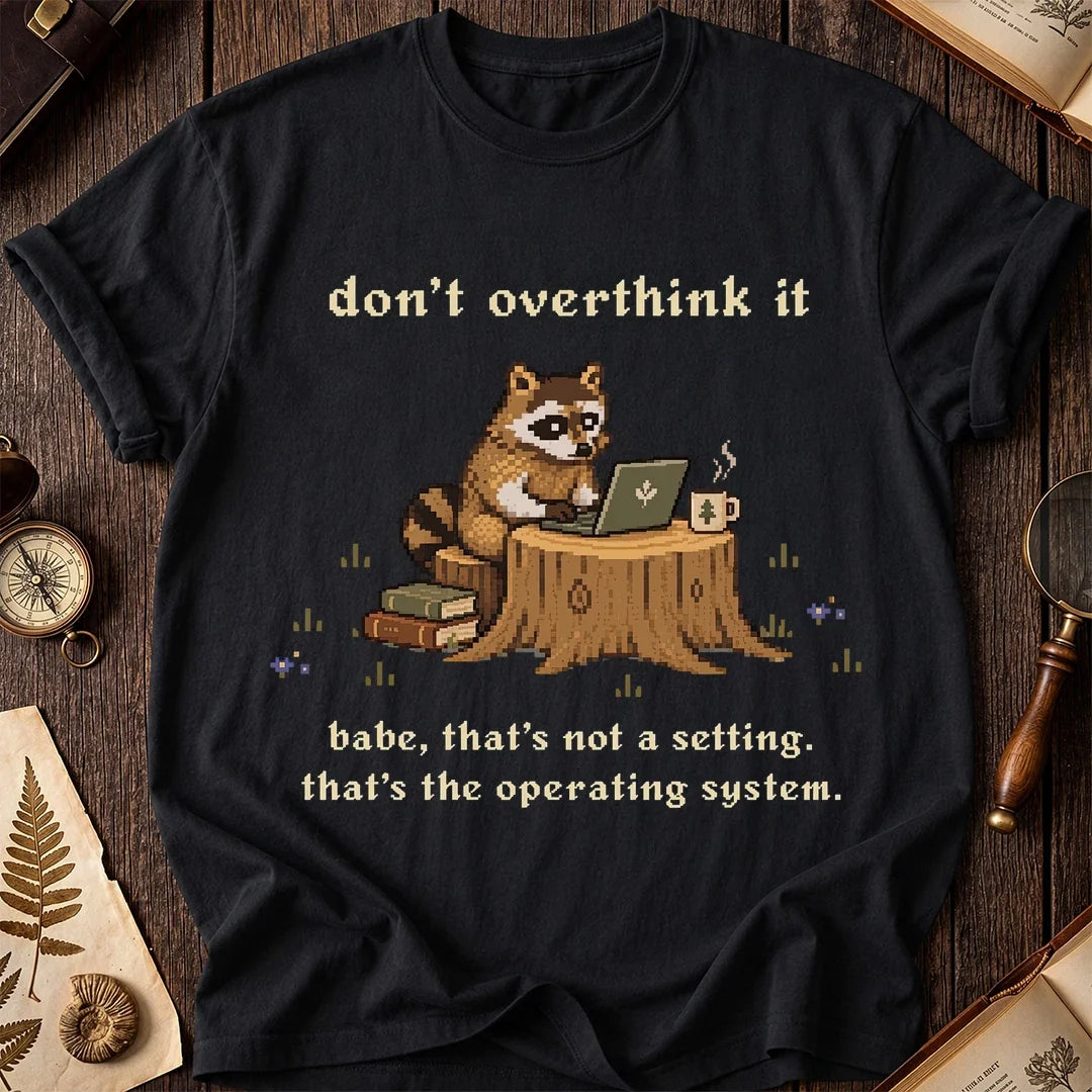 Overthink Raccoon T-Shirt product image 2