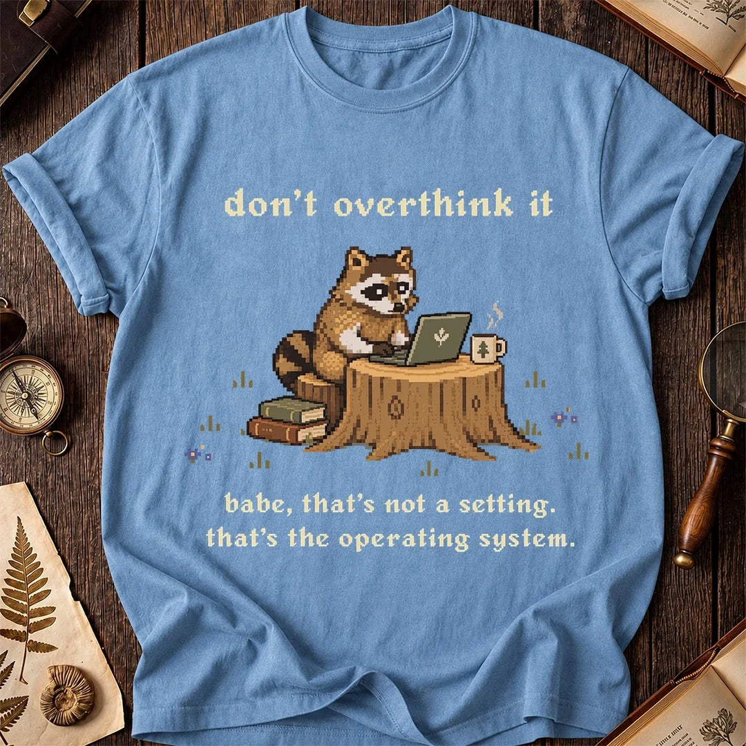 Overthink Raccoon T-Shirt product image 4