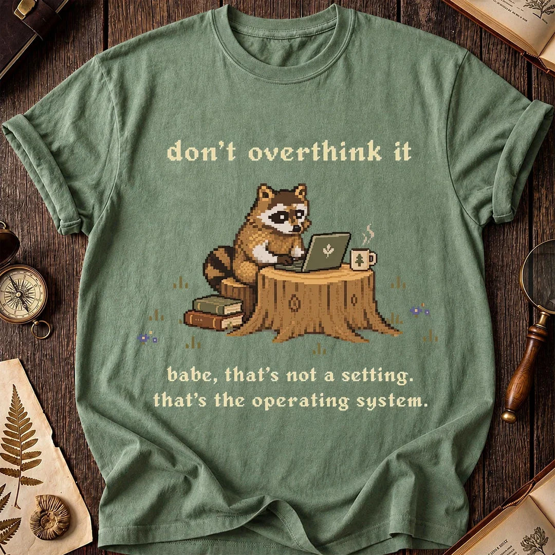 Overthink Raccoon T-Shirt product image 1