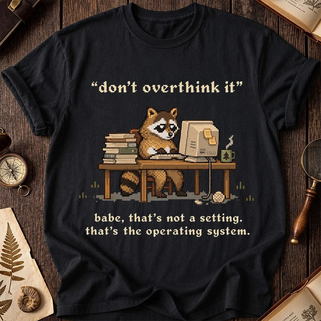 Overthinker Raccoon T-Shirt product image 2