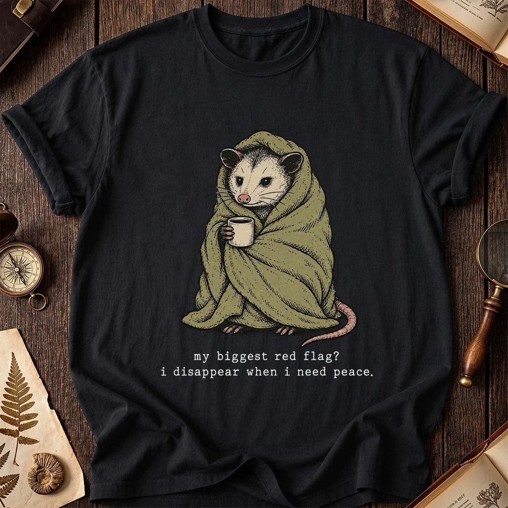 Peace Break Possum T-Shirt product image 2