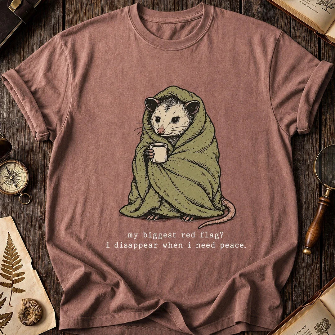 Peace Break Possum T-Shirt product image 8