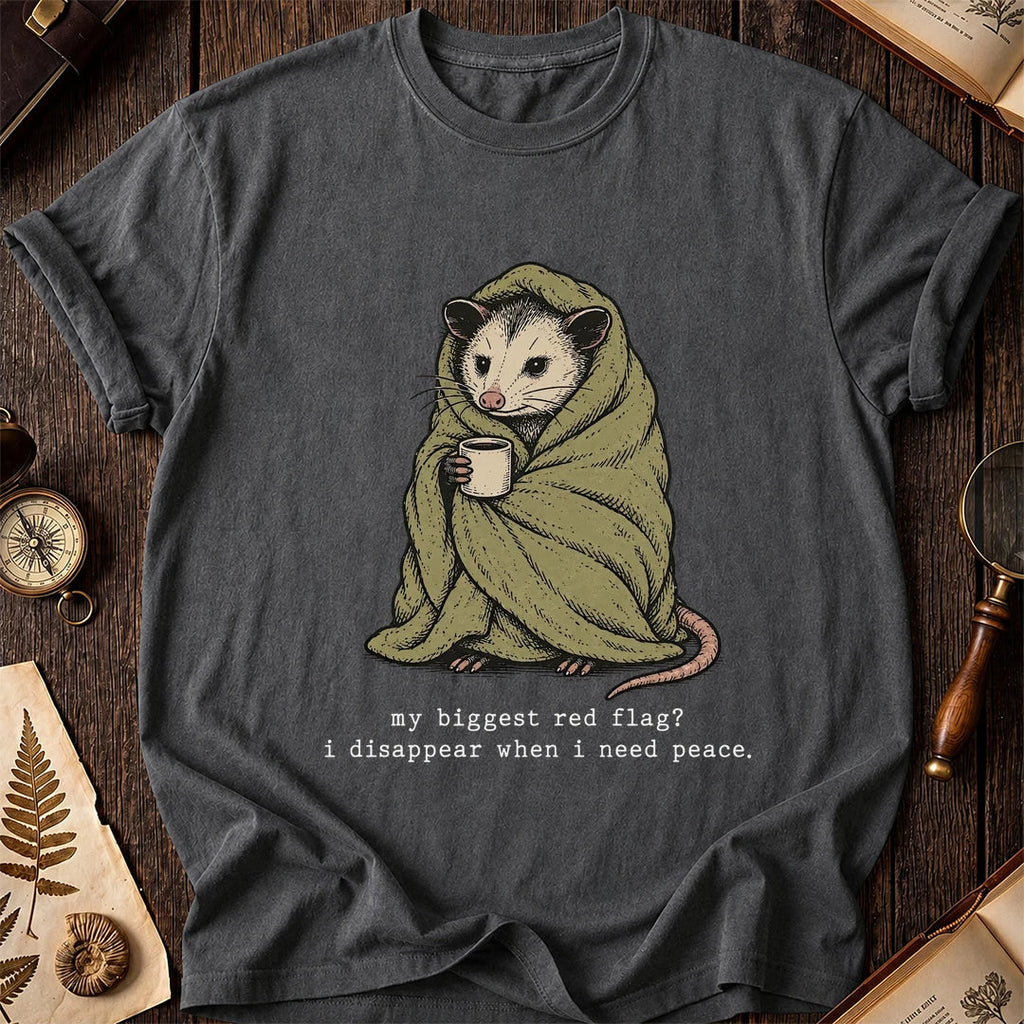 Peace Break Possum T-Shirt product image 6