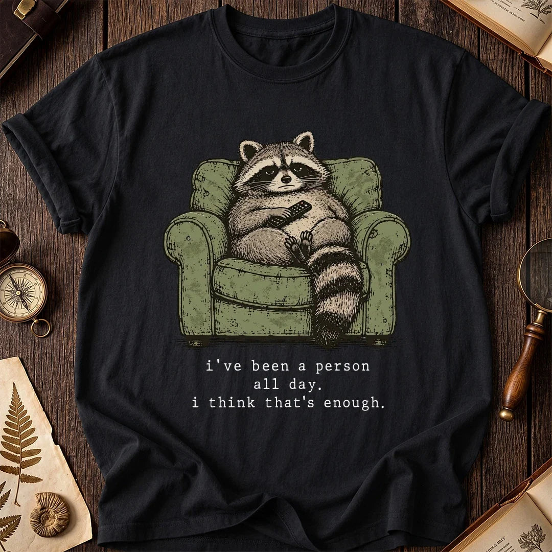 People Fatigue Raccoon T-Shirt product image 2