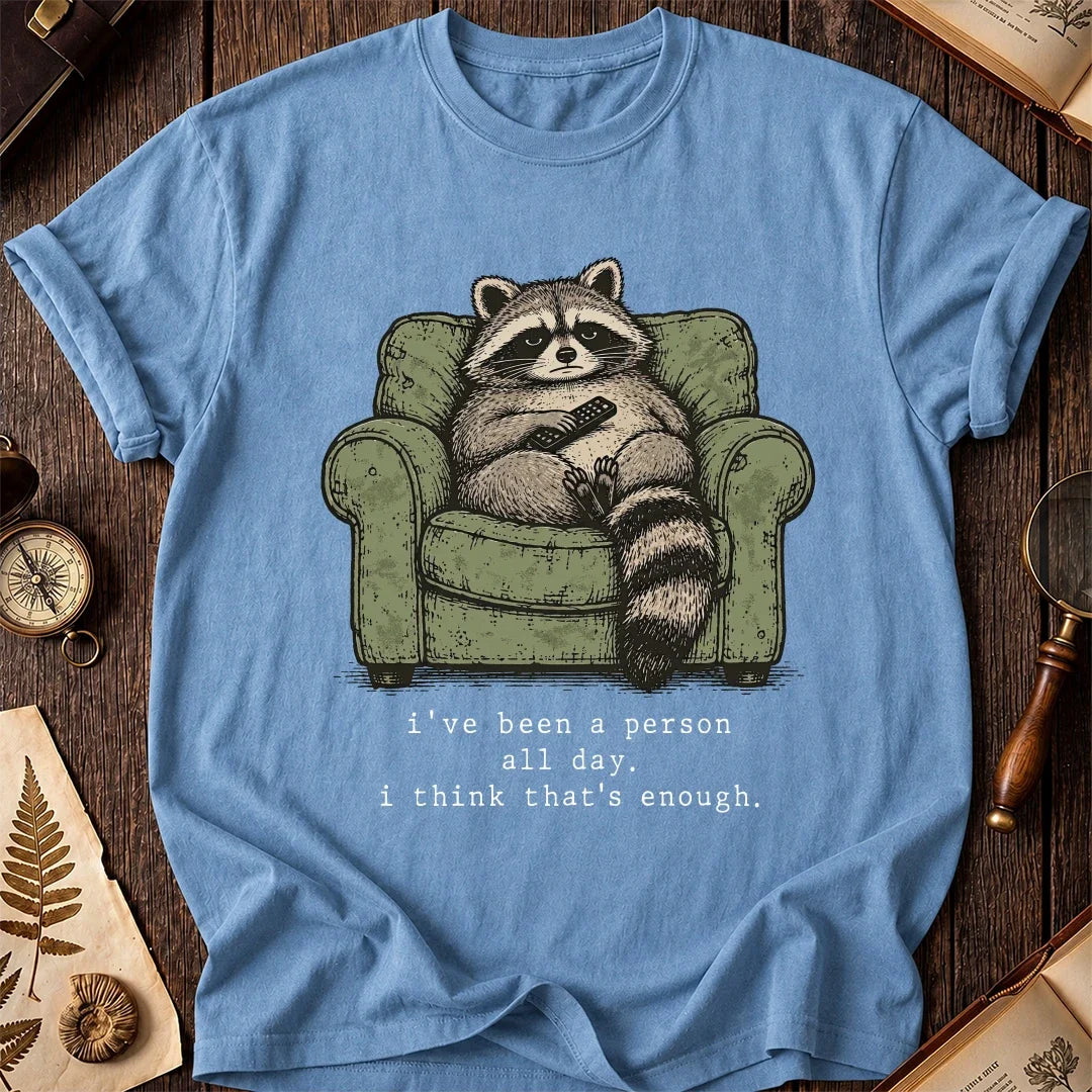 People Fatigue Raccoon T-Shirt product image 4