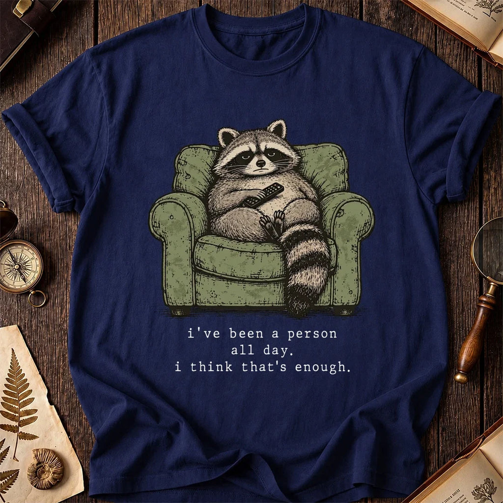 People Fatigue Raccoon T-Shirt product image 7
