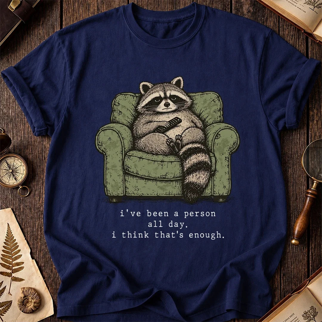 People Fatigue Raccoon T-Shirt product image 7