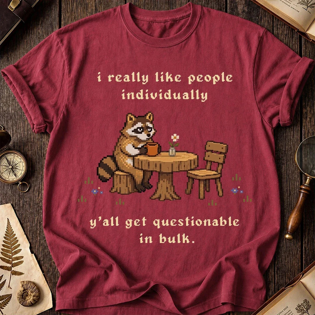 People Wary Raccoon T-Shirt product image 5