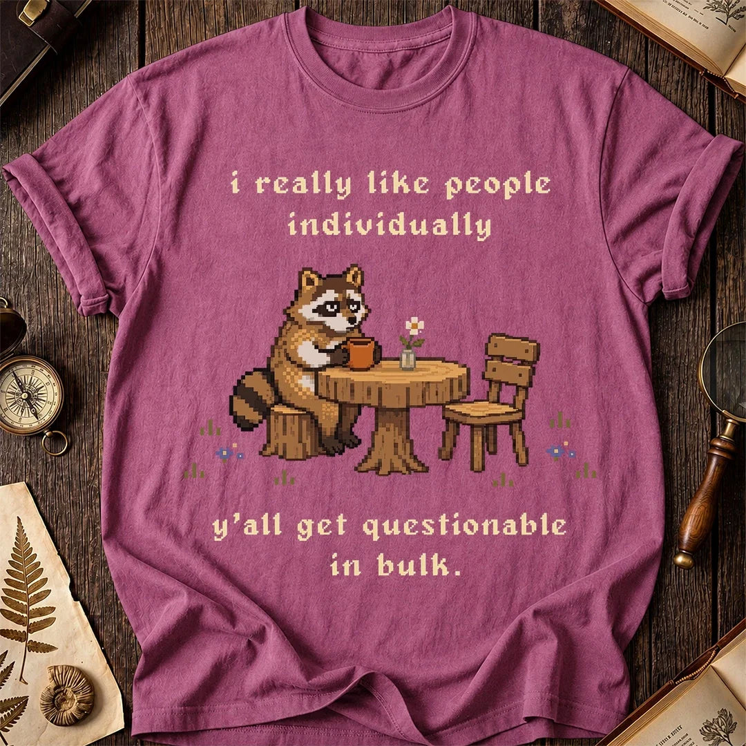 People Wary Raccoon T-Shirt product image 3