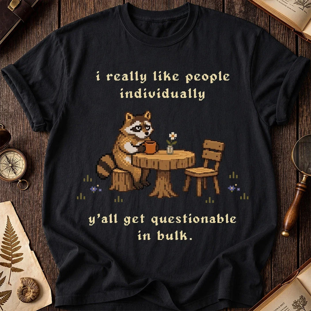 People Wary Raccoon T-Shirt product image 2