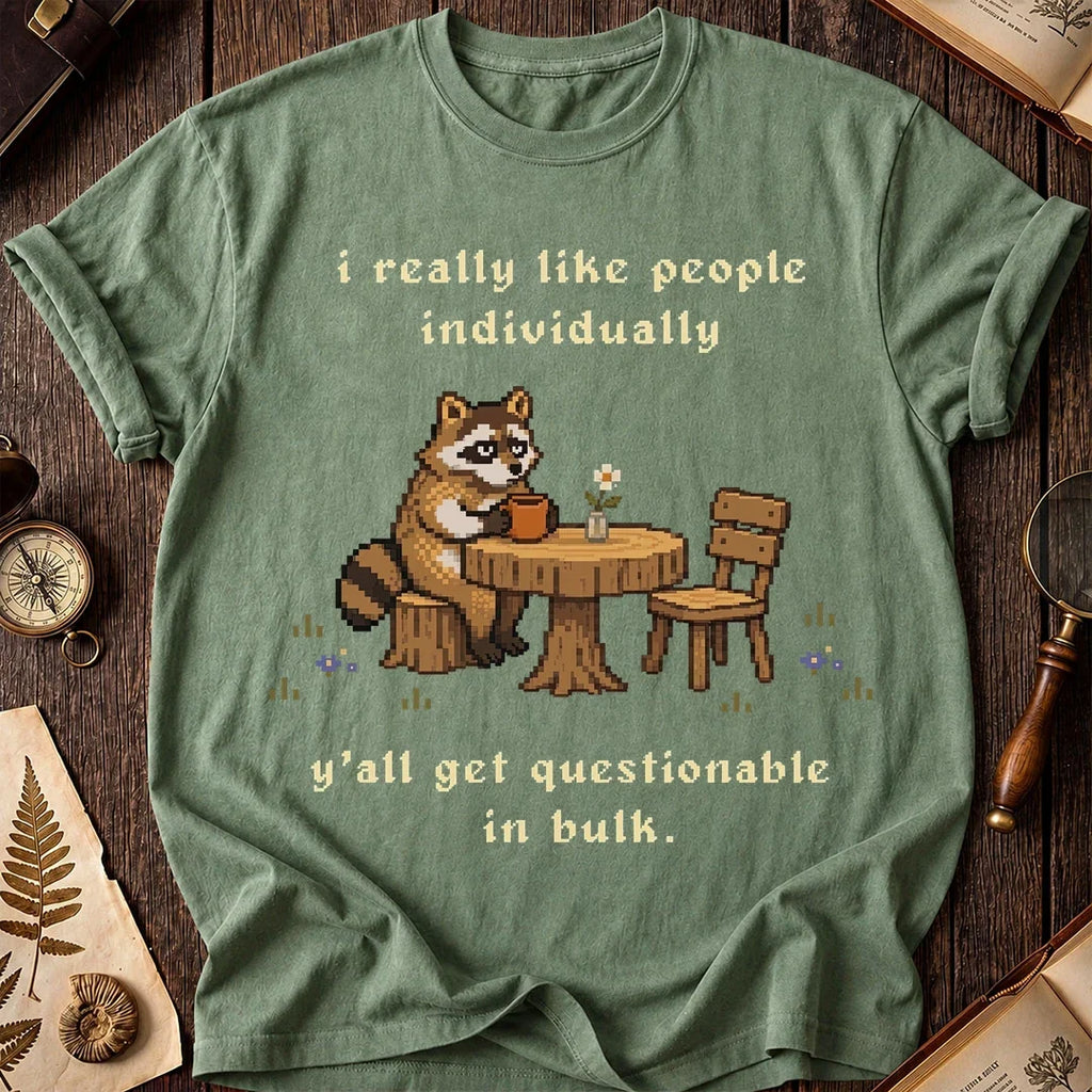 People Wary Raccoon T-Shirt product image 1